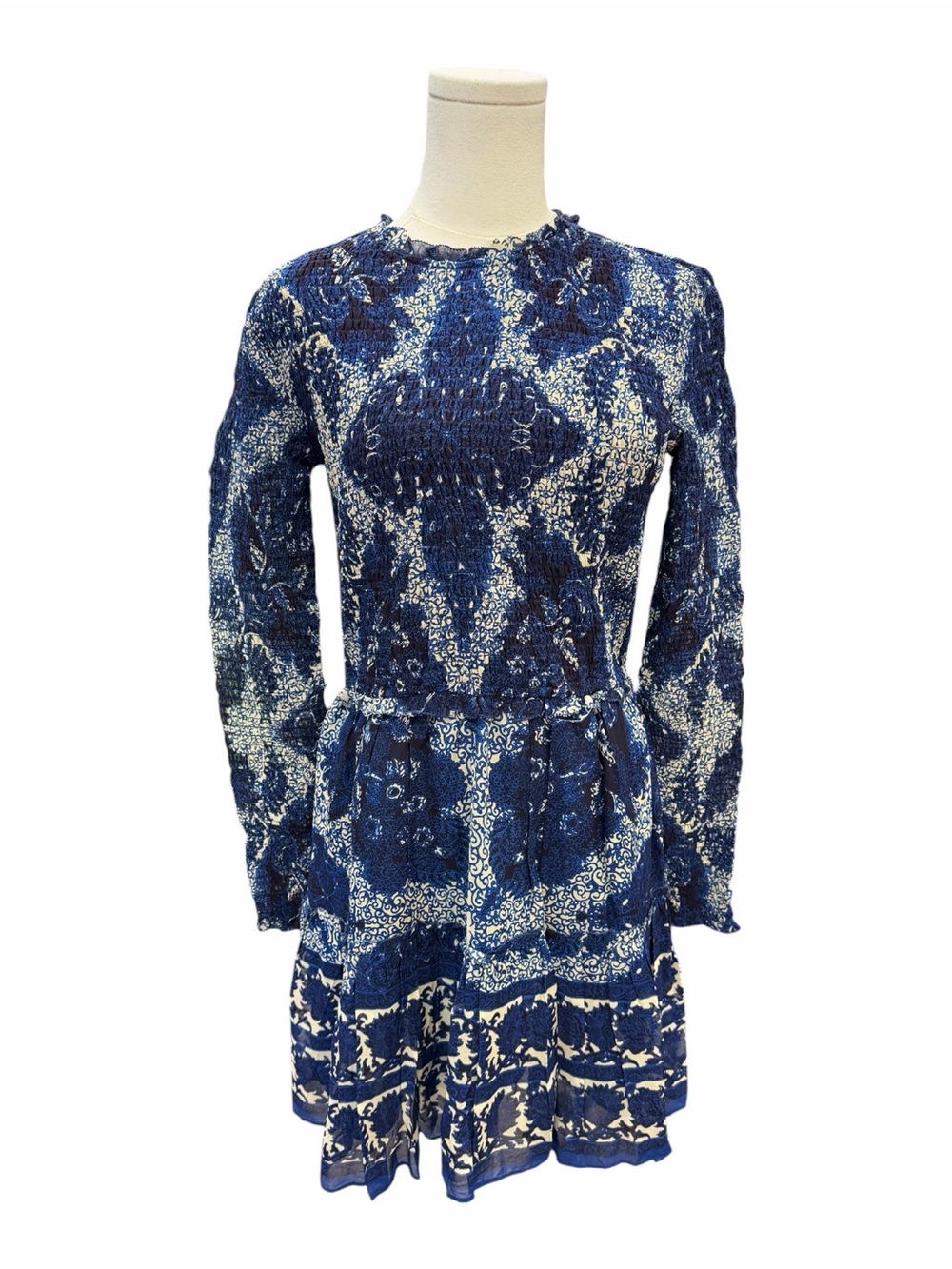 C11 Cara Cara Viola Dress Scrollwork Ink M